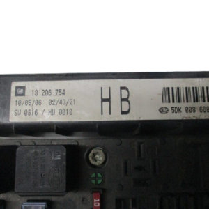 Opel Astra 1900 Diesel anno dal 2004 al 2011 Centralina body 13206754 5DK008668-38